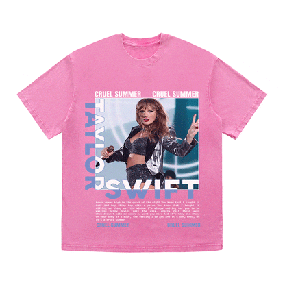 TAYLOR HEAVY WEIGHT COTTON TEE-9022