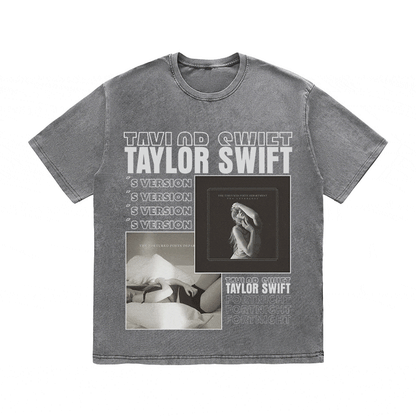 TAYLOR SWIFT HEAVY WEIGHT COTTON TEE-9021