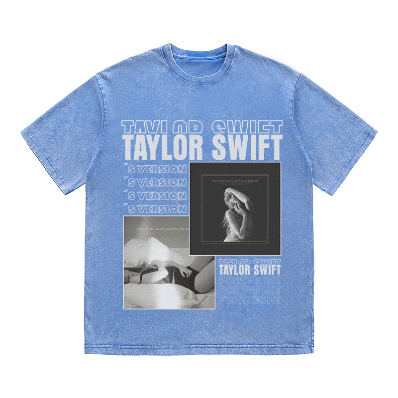 TAYLOR SWIFT HEAVY WEIGHT COTTON TEE-9021