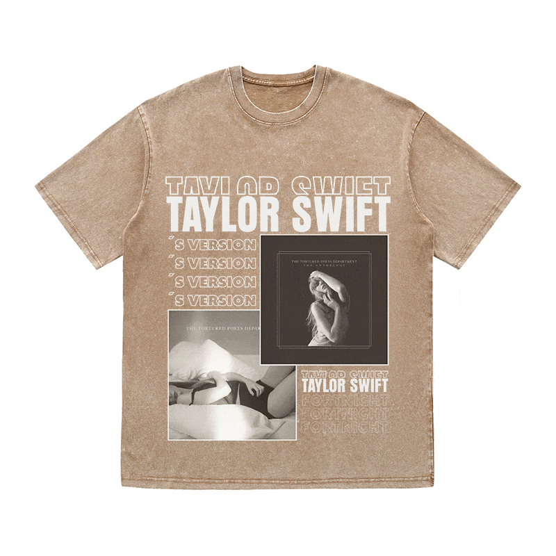 TAYLOR SWIFT HEAVY WEIGHT COTTON TEE-9021