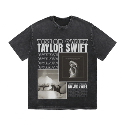 TAYLOR SWIFT HEAVY WEIGHT COTTON TEE-9021