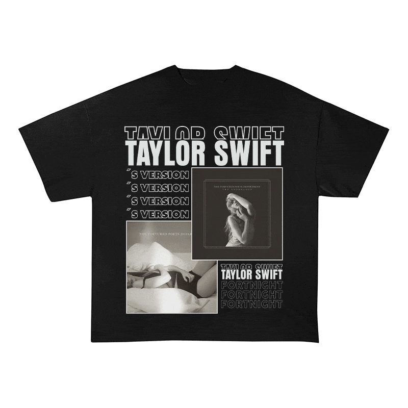 TAYLOR SWIFT HEAVY WEIGHT COTTON TEE-9021