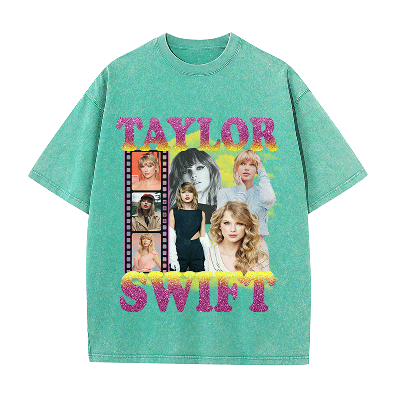 TAYLOR SWIFT HEAVY WEIGHT COTTON TEE-9137