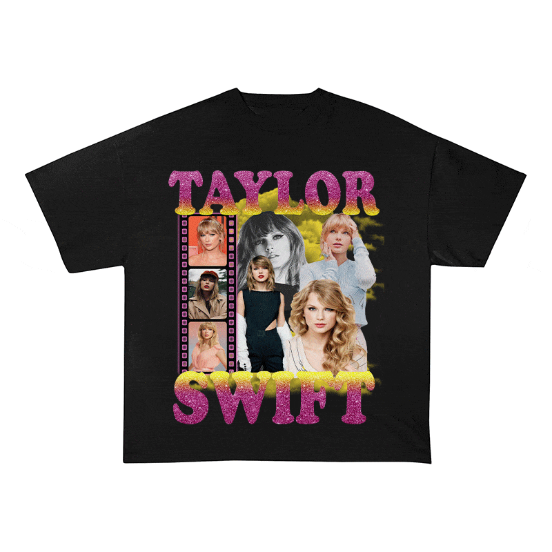 TAYLOR SWIFT HEAVY WEIGHT COTTON TEE-9137