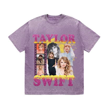 TAYLOR SWIFT HEAVY WEIGHT COTTON TEE-9137
