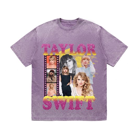 TAYLOR SWIFT HEAVY WEIGHT COTTON TEE-9137