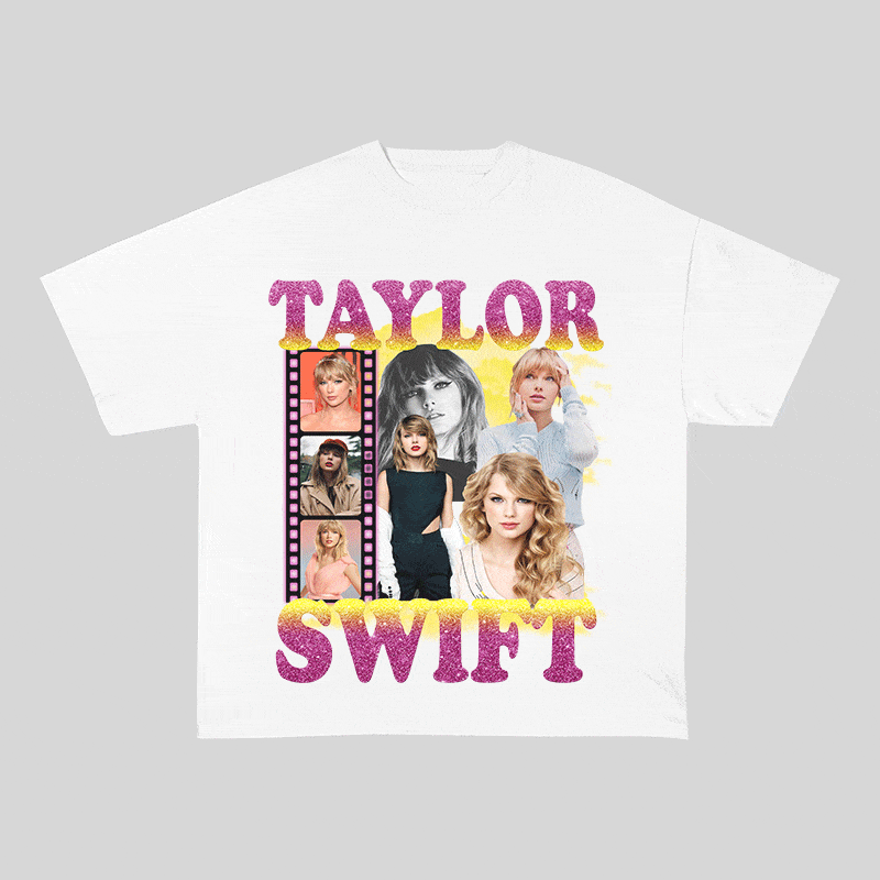 TAYLOR SWIFT HEAVY WEIGHT COTTON TEE-9137