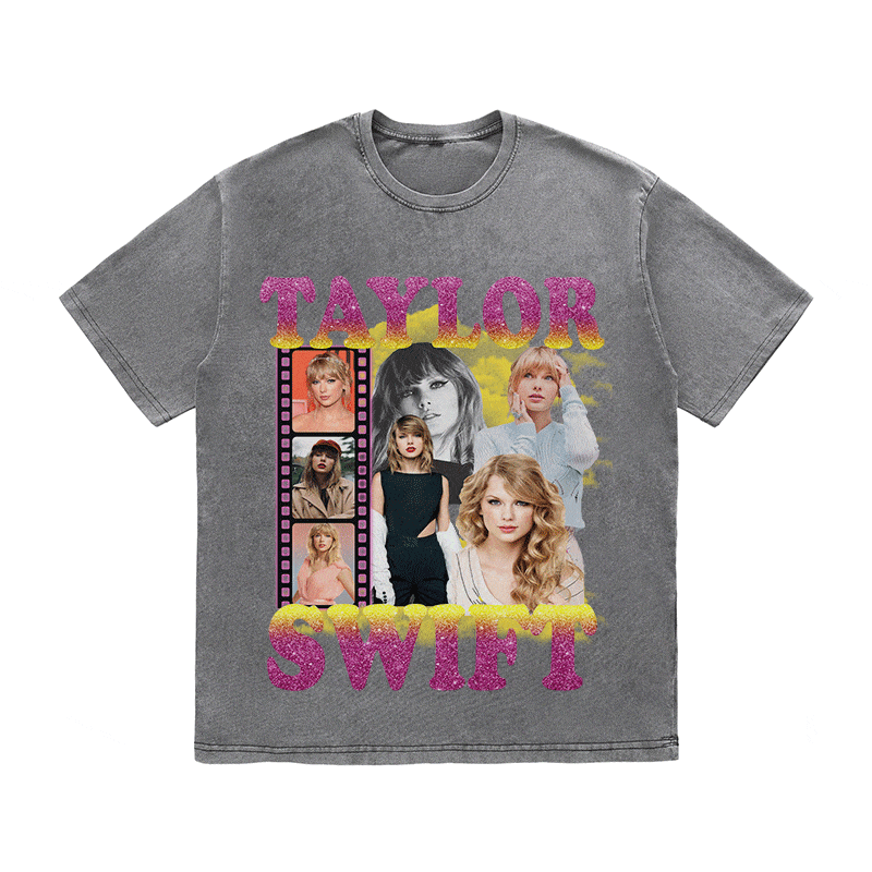 TAYLOR SWIFT HEAVY WEIGHT COTTON TEE-9137