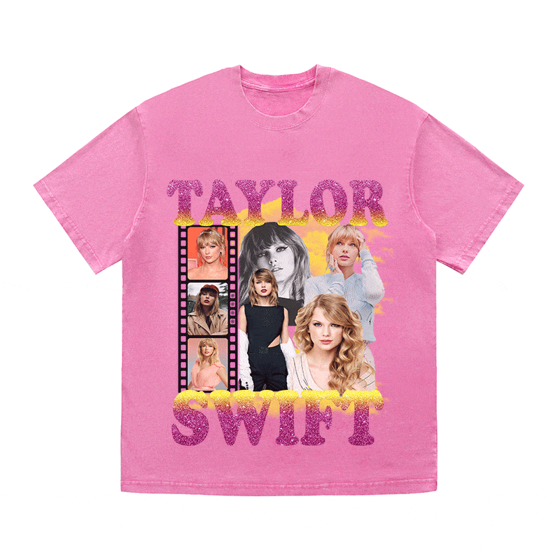 TAYLOR SWIFT HEAVY WEIGHT COTTON TEE-9137