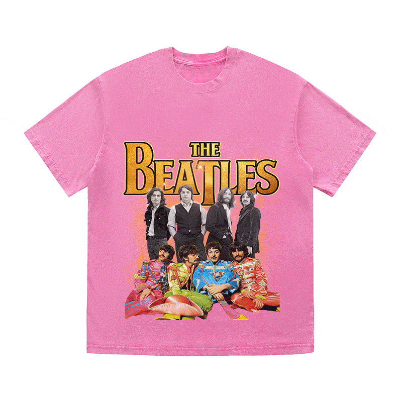 THE BEATLES HEAVY WEIGHT COTTON TEE-9138