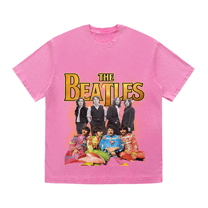 THE BEATLES HEAVY WEIGHT COTTON TEE-9138
