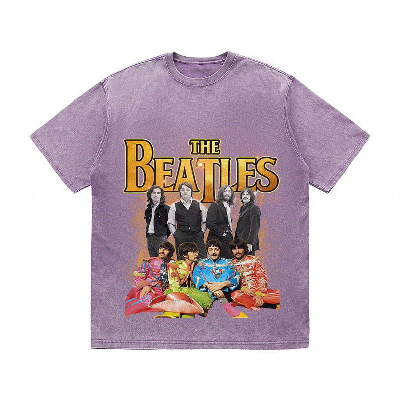 THE BEATLES HEAVY WEIGHT COTTON TEE-9138