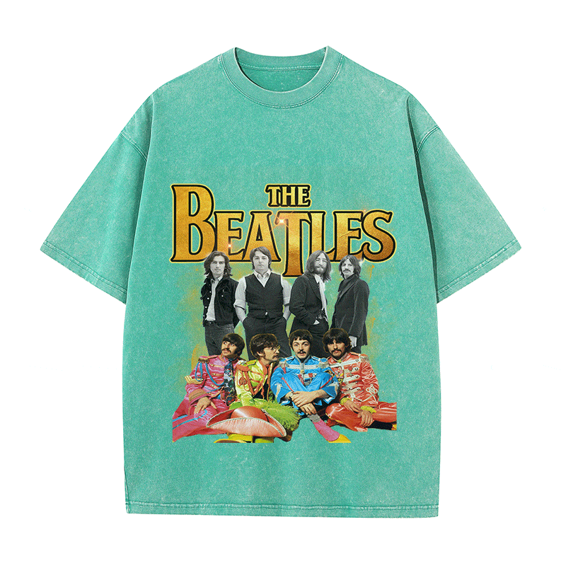 THE BEATLES HEAVY WEIGHT COTTON TEE-9138