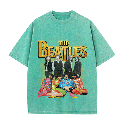 THE BEATLES HEAVY WEIGHT COTTON TEE-9138