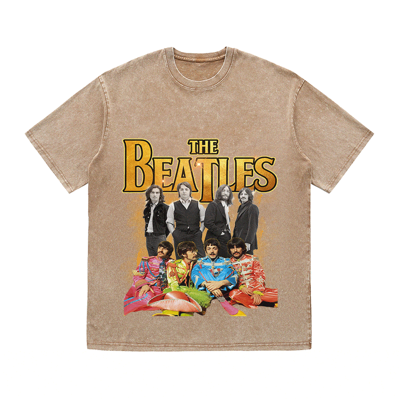THE BEATLES HEAVY WEIGHT COTTON TEE-9138