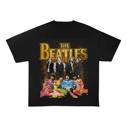 THE BEATLES HEAVY WEIGHT COTTON TEE-9138