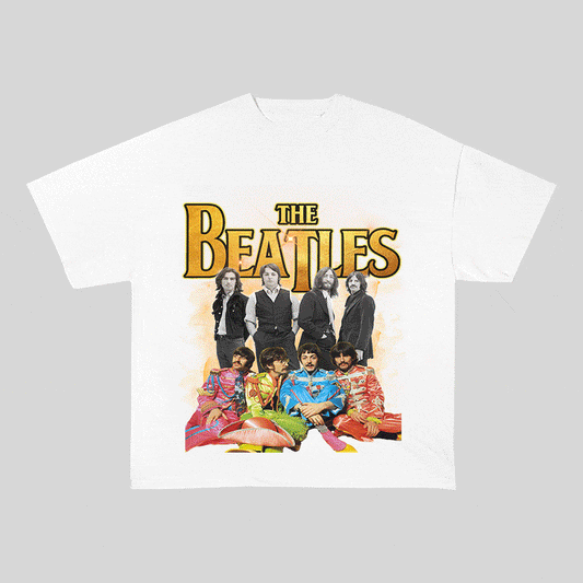 THE BEATLES HEAVY WEIGHT COTTON TEE-9138