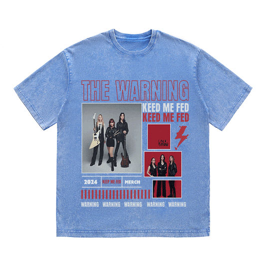 THE WARNING HEAVY WEIGHT COTTON TEE-9023