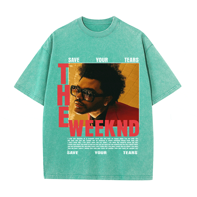 THE WEEKND HEAVY WEIGHT COTTON TEE-9024