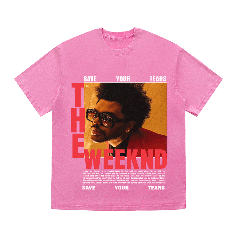 THE WEEKND HEAVY WEIGHT COTTON TEE-9024