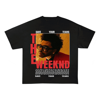 THE WEEKND HEAVY WEIGHT COTTON TEE-9024