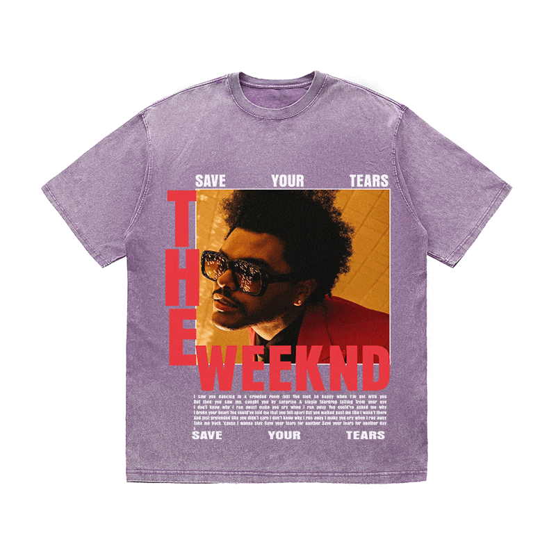 THE WEEKND HEAVY WEIGHT COTTON TEE-9024