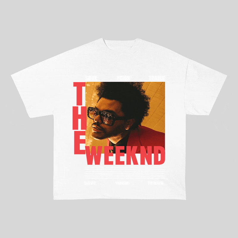 THE WEEKND HEAVY WEIGHT COTTON TEE-9024