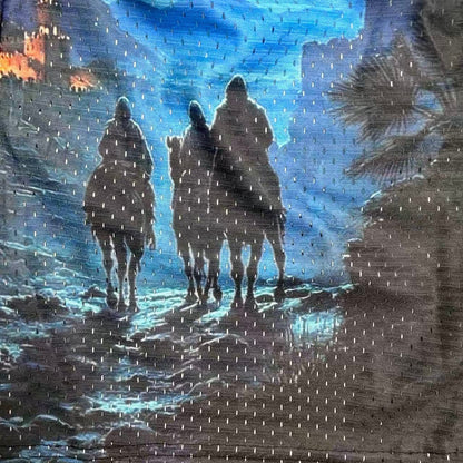 THREE WISE MEN MESH SHORTS-8764