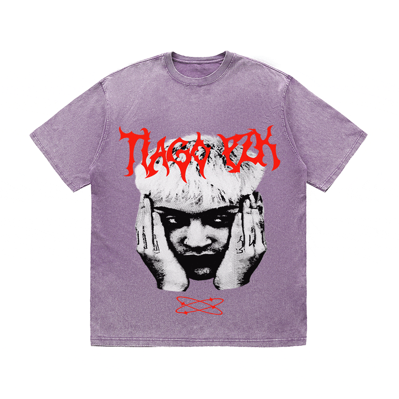 RDMCLOTHINGART tapestry hoodie TIAGO PZK HEAVY WEIGHT COTTON TEE-8921