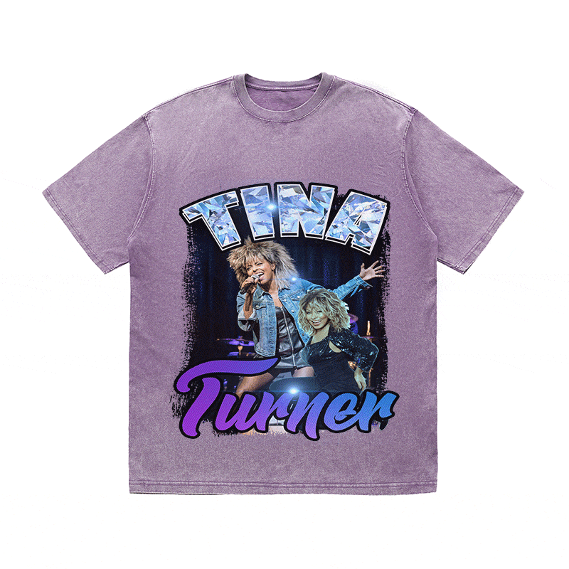 TINA TURNER HEAVY WEIGHT COTTON TEE-9139