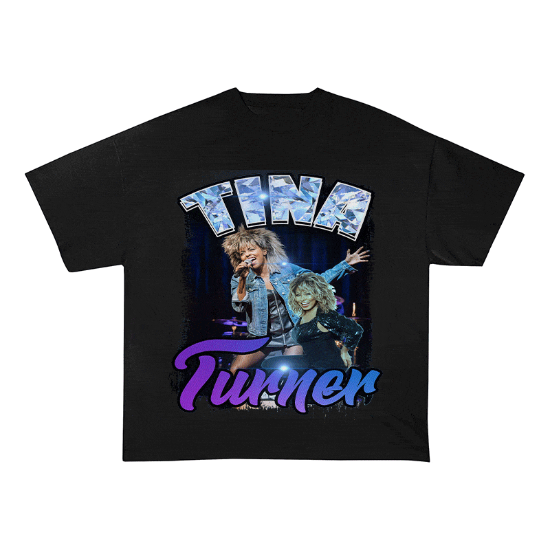 TINA TURNER HEAVY WEIGHT COTTON TEE-9139