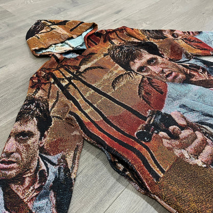 TONY MONTANA TAPESTRY HOODIE