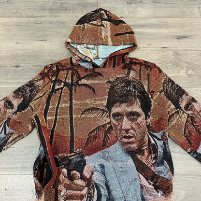 TONY MONTANA TAPESTRY HOODIE