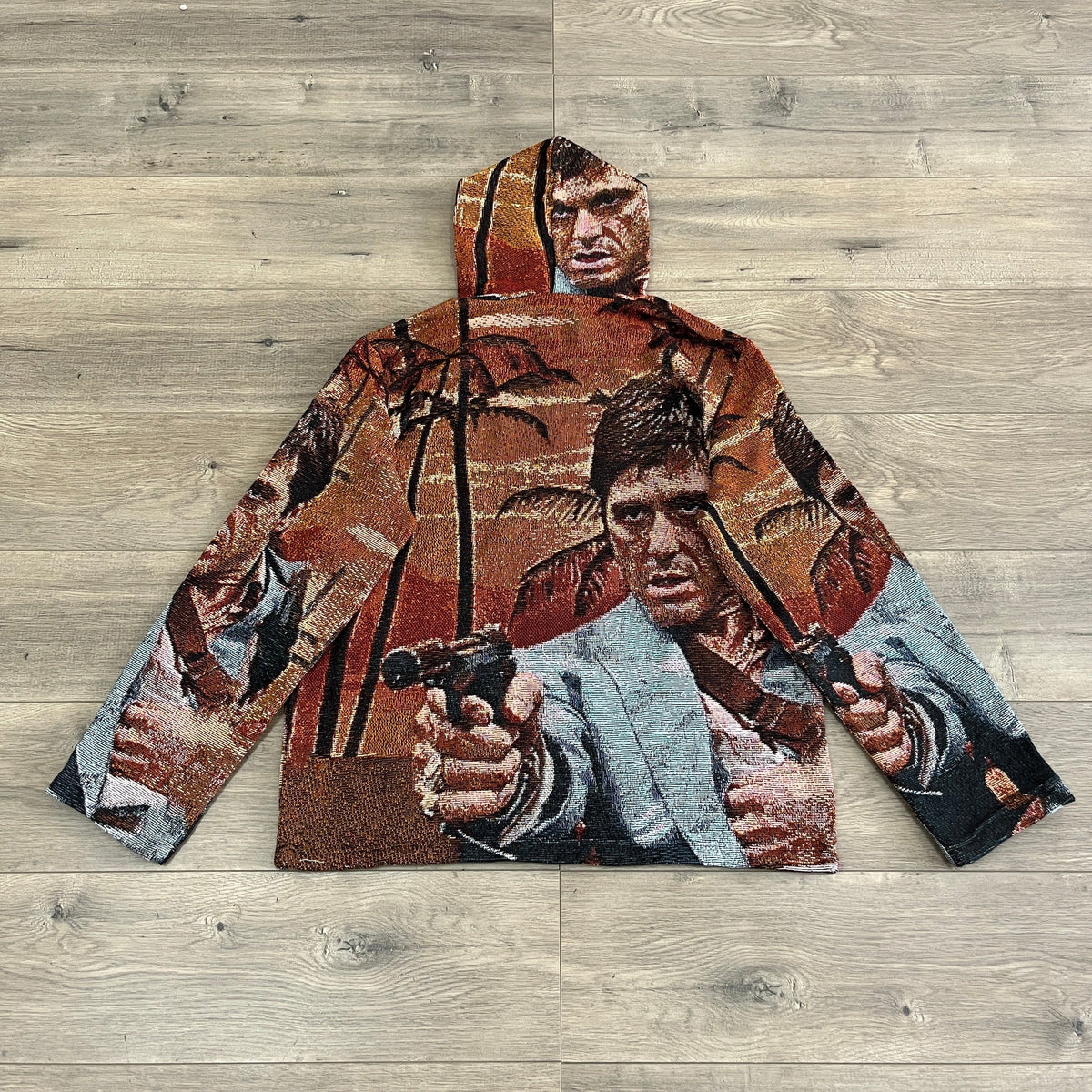 TONY MONTANA TAPESTRY HOODIE