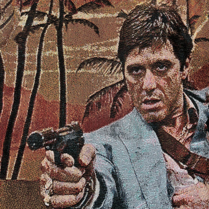 TONY MONTANA TAPESTRY HOODIE