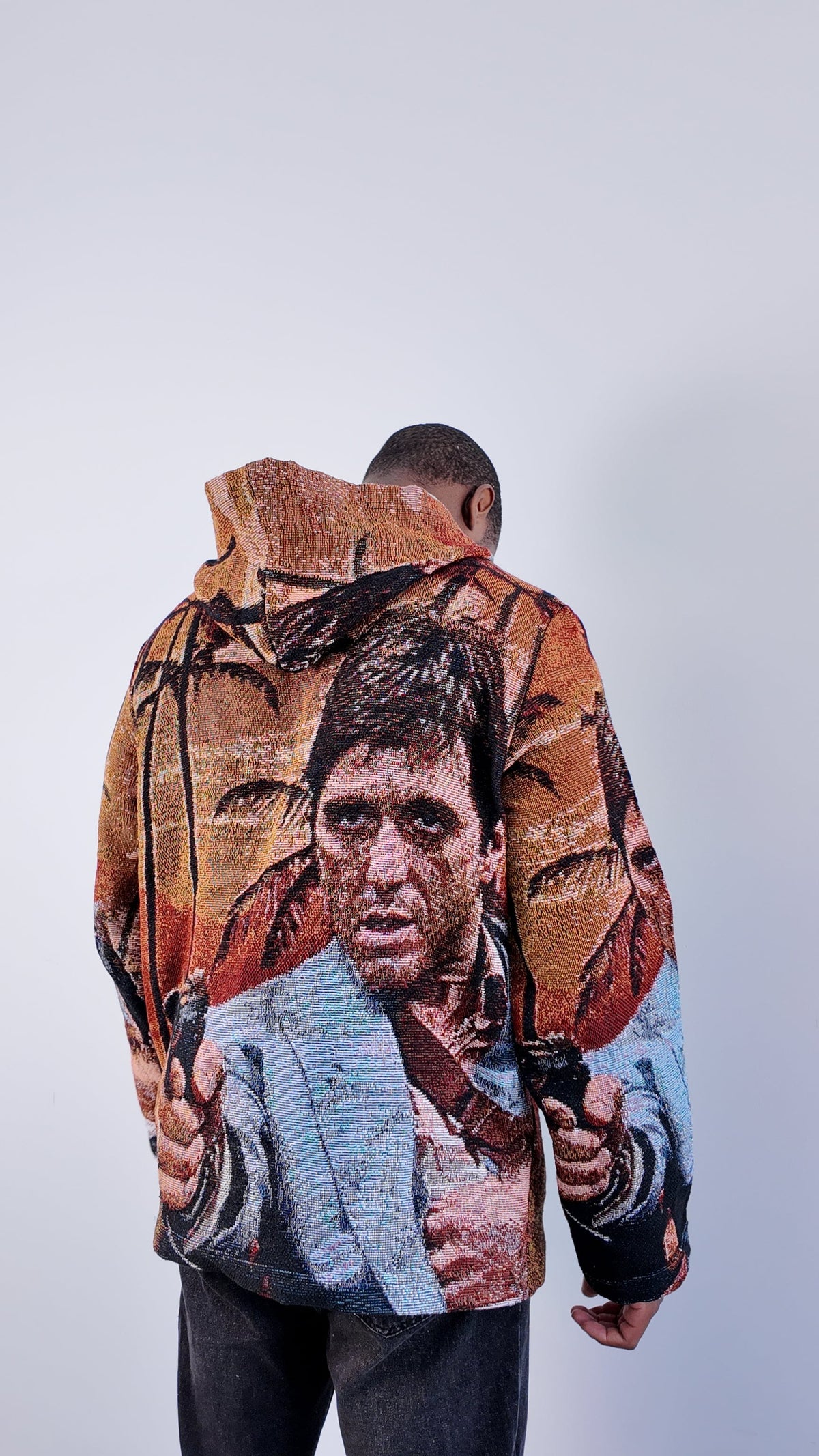 TONY MONTANA TAPESTRY HOODIE