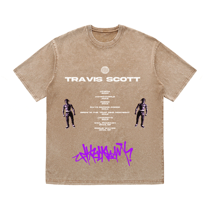 RDMCLOTHINGART tapestry hoodie TRAVIS SCOTT HEAVY WEIGHT COTTON TEE-8893