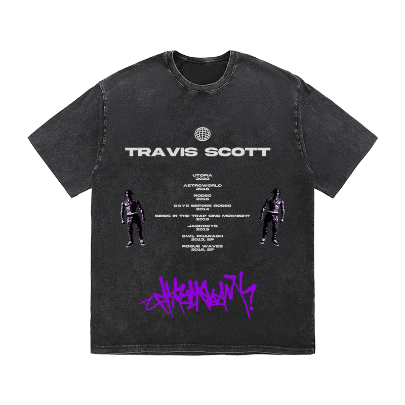 RDMCLOTHINGART tapestry hoodie TRAVIS SCOTT HEAVY WEIGHT COTTON TEE-8893