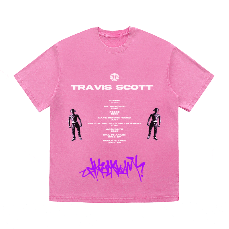 RDMCLOTHINGART tapestry hoodie TRAVIS SCOTT HEAVY WEIGHT COTTON TEE-8893