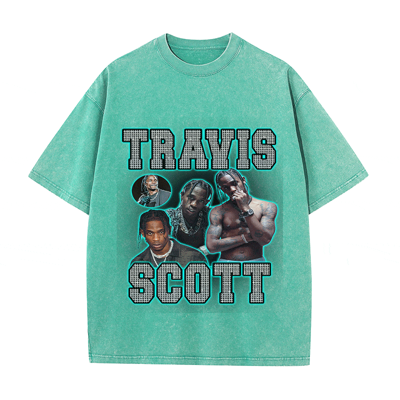 TRAVIS SCOTT HEAVY WEIGHT COTTON TEE-9140