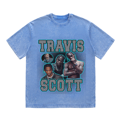 TRAVIS SCOTT HEAVY WEIGHT COTTON TEE-9140