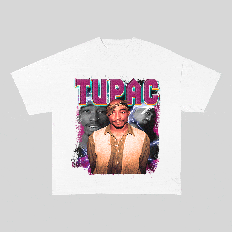 TUPAC HEAVY WEIGHT COTTON TEE-9142