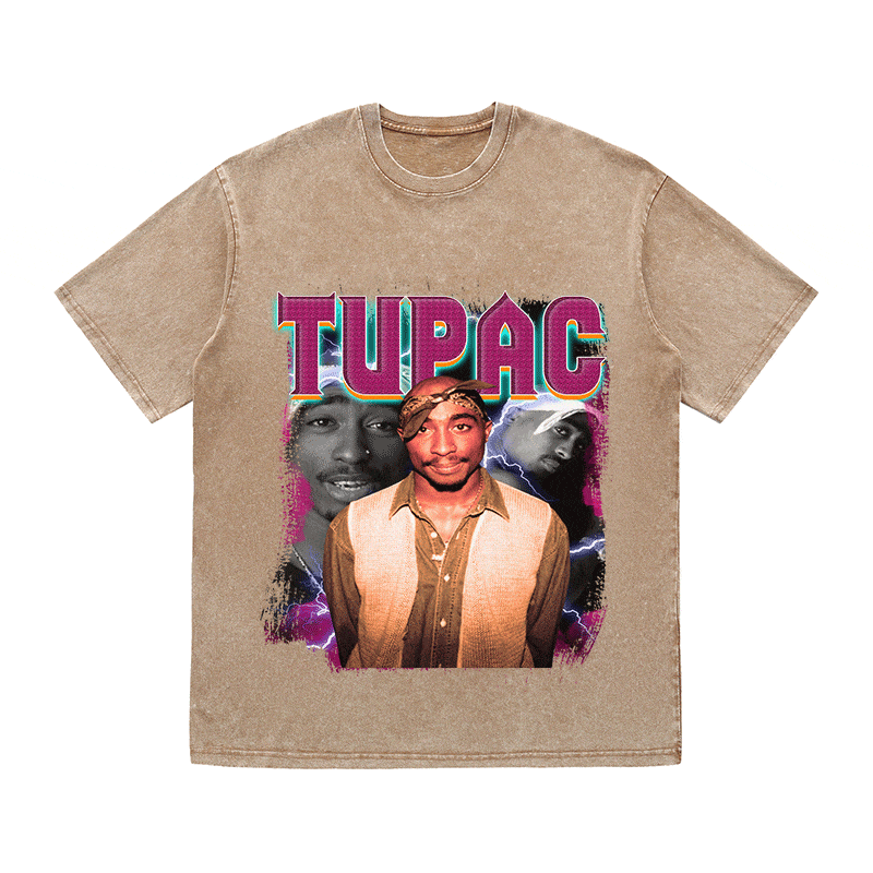 TUPAC HEAVY WEIGHT COTTON TEE-9142