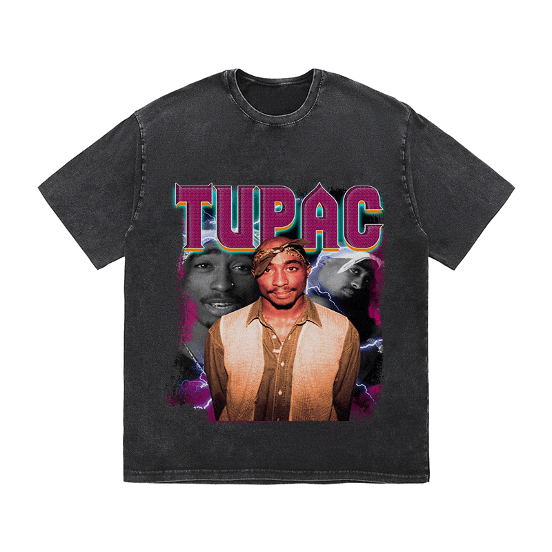 TUPAC HEAVY WEIGHT COTTON TEE-9142