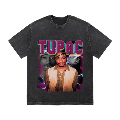 TUPAC HEAVY WEIGHT COTTON TEE-9142
