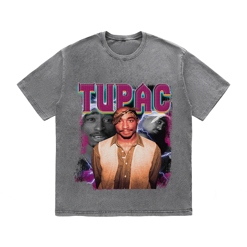 TUPAC HEAVY WEIGHT COTTON TEE-9142