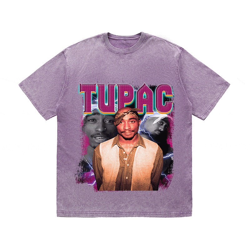 TUPAC HEAVY WEIGHT COTTON TEE-9142