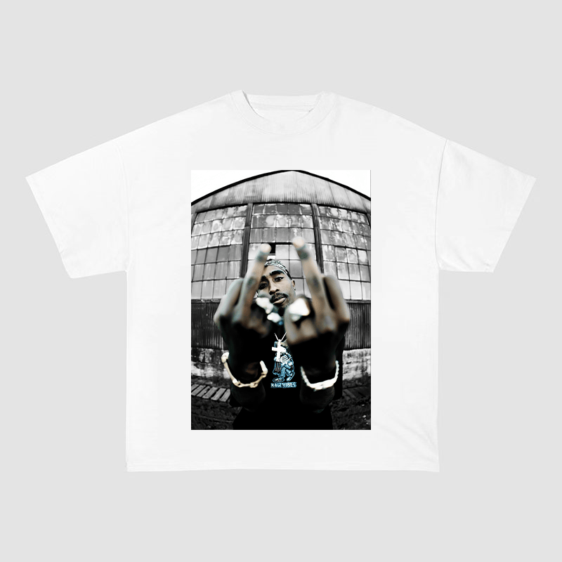 TUPAC SHAKUR OVERSIZED HEAVYWEIGHT COTTON TEE-60015