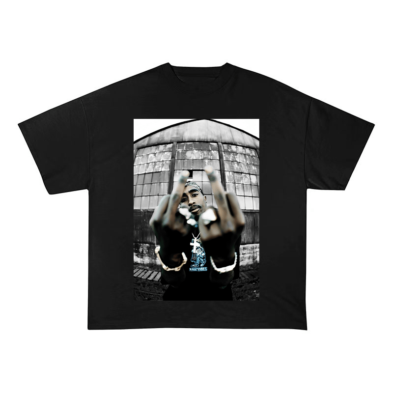 TUPAC SHAKUR OVERSIZED HEAVYWEIGHT COTTON TEE-60015