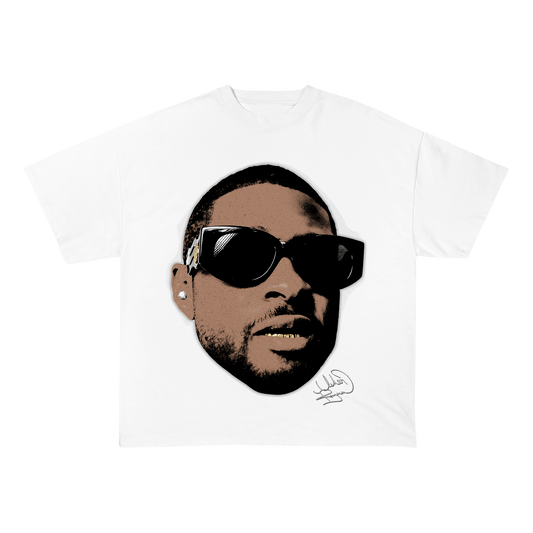 USHER HEAVY WEIGHT COTTON TEE-8038
